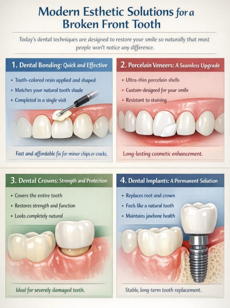 Modern Esthetic Solutions for a Broken Front Tooth